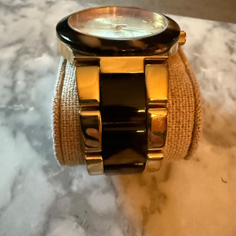 Silpada Gold And Tortoise Shell Finish Watch - image 2